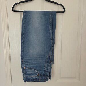 Gap 12 high rise straight jeans